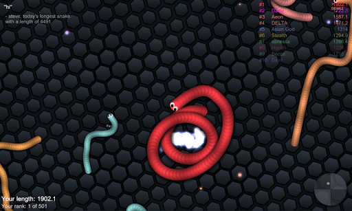 Screenshot slither.io