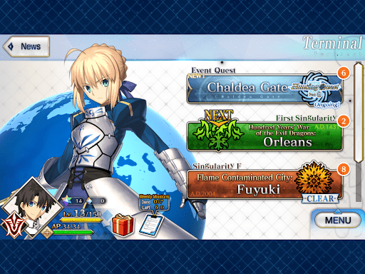 Screenshot Fate/Grand Order (English)