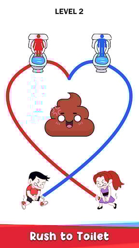 Screenshot Toilet Rush Race: Draw Puzzle