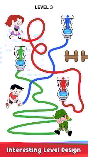 Screenshot Toilet Rush Race: Draw Puzzle