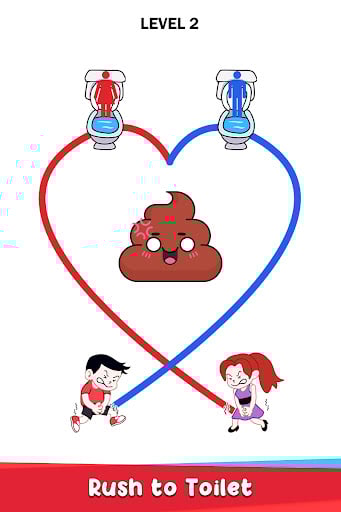 Screenshot Toilet Rush Race: Draw Puzzle