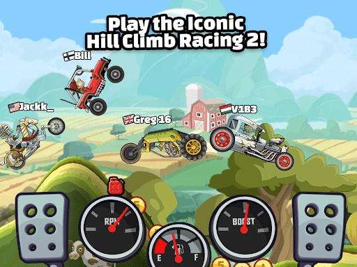 Screenshot Hill Climb Racing 2