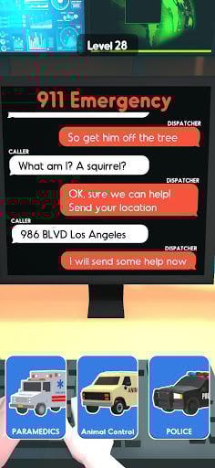 Screenshot 911 Emergency Dispatcher