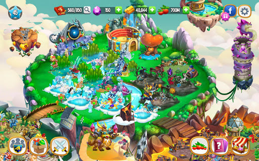 Screenshot Dragon City Mobile