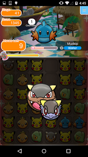 Screenshot Pokémon Shuffle Mobile