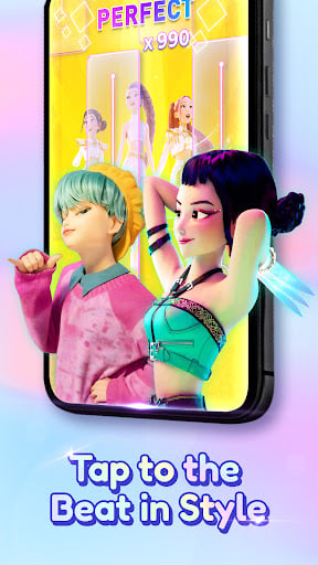 Screenshot Kpop Tiles: Piano Rhythm Game