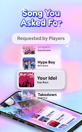 Screenshot Kpop Tiles: Piano Rhythm Game