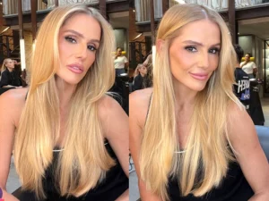 Deborah Secco agora loiríssima após mudar cor do cabelo