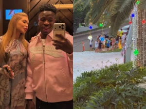 Vinicius Júnior surpreende crianças em mansão de Virginia em Goiânia hoje